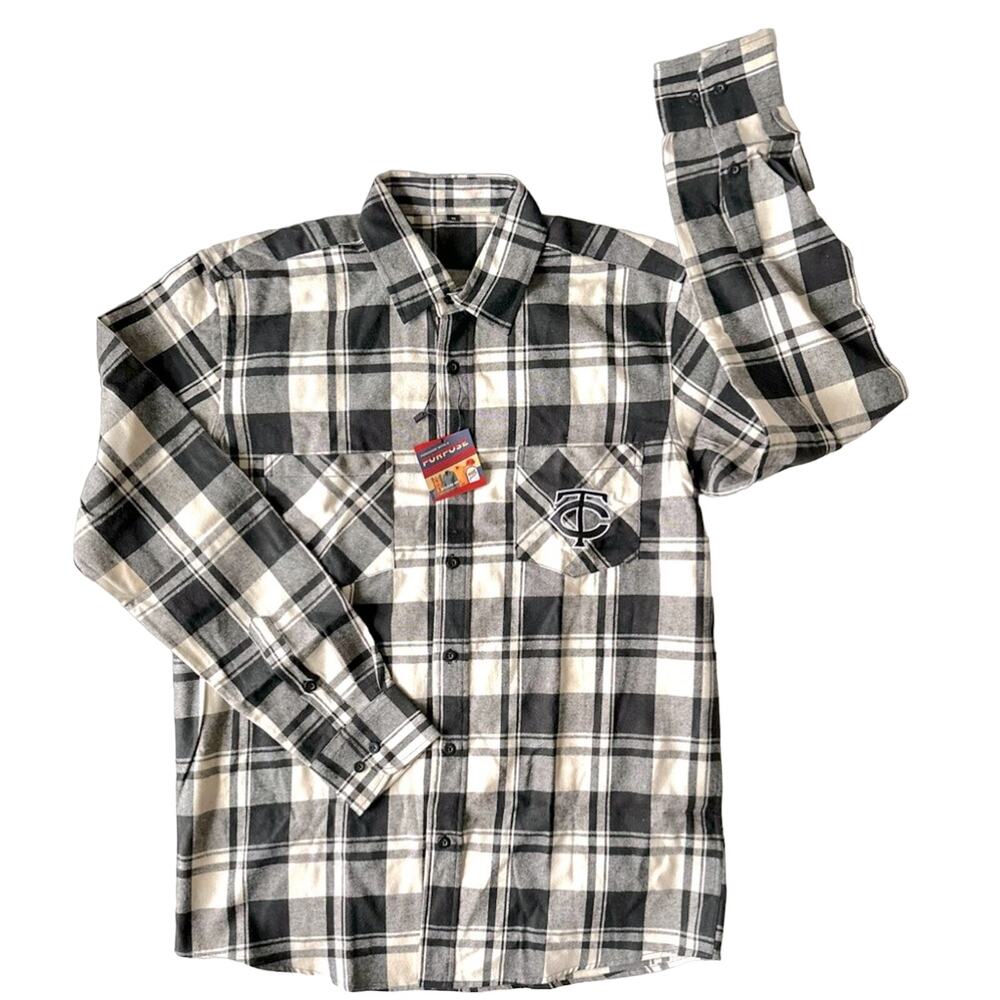 Minnesota twins logo Flannel NEW
